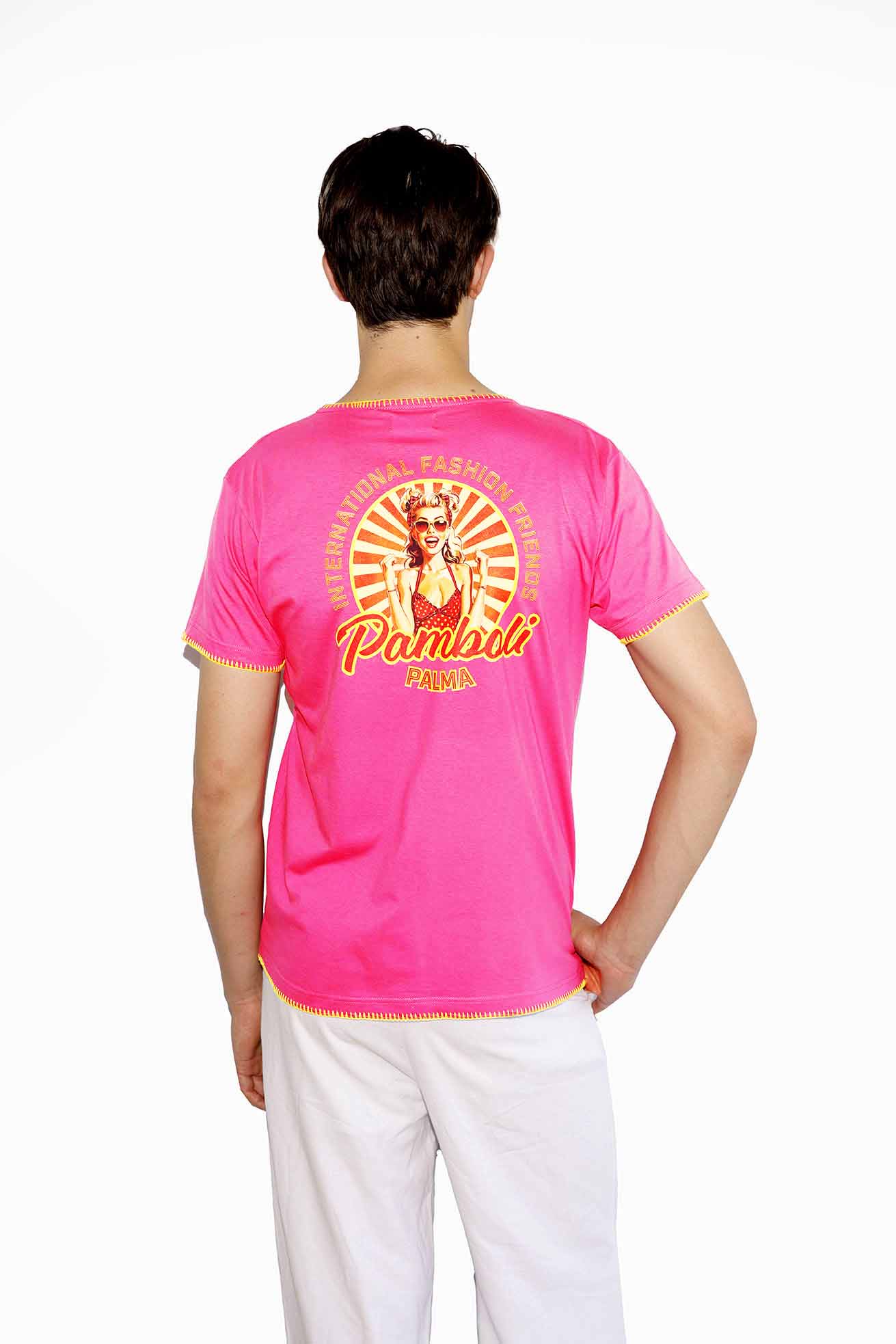 Pink T-Shirt Man