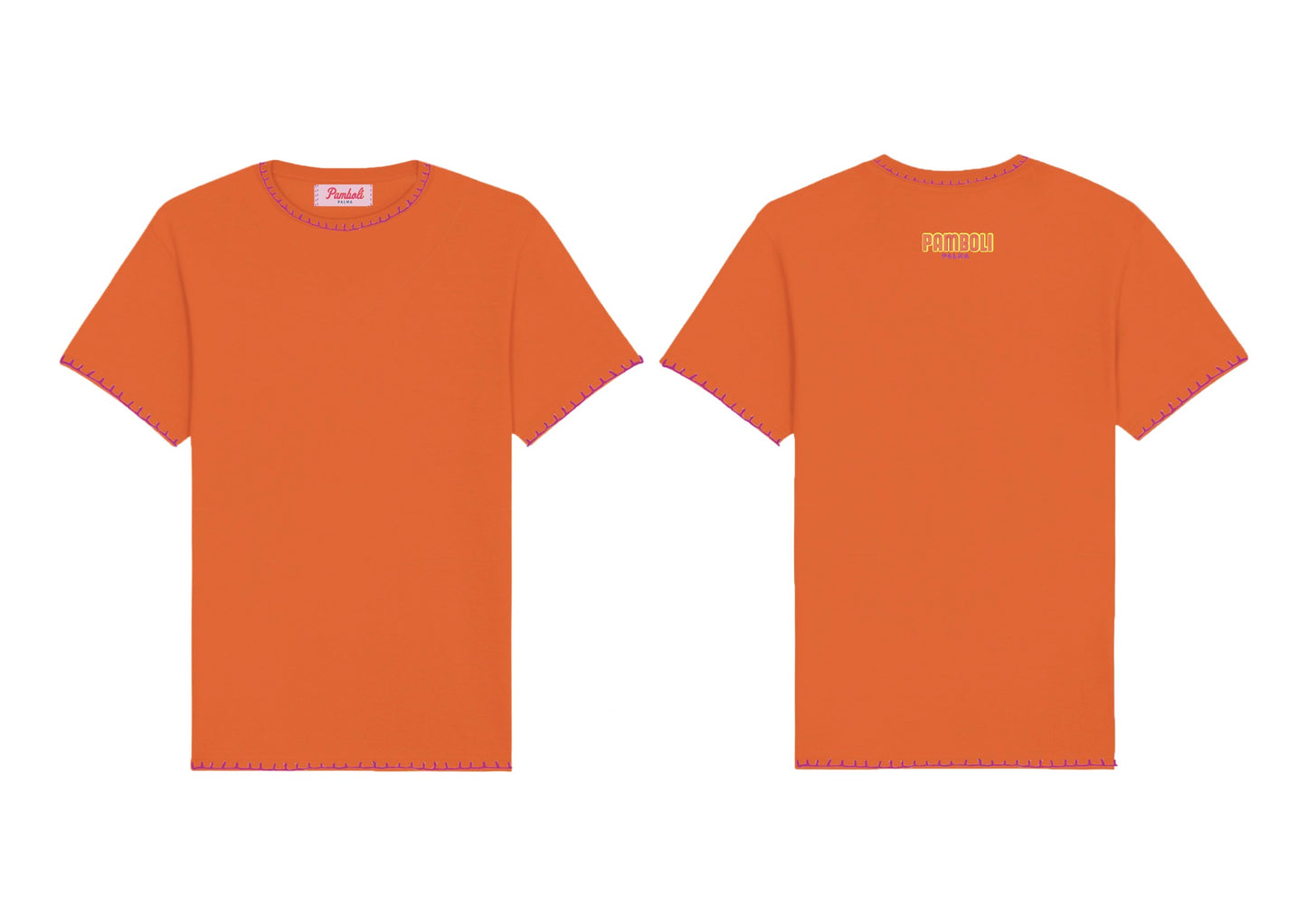 Orange T-Shirt Man
