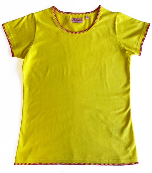 Yellow T-Shirt Woman