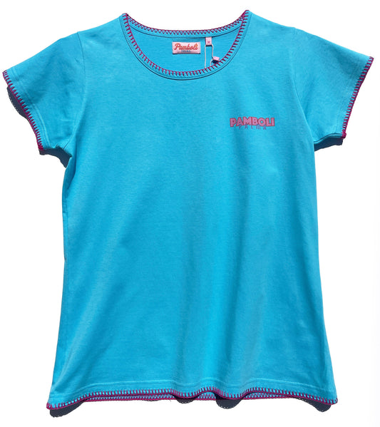 Sky Blue T-Shirt Woman