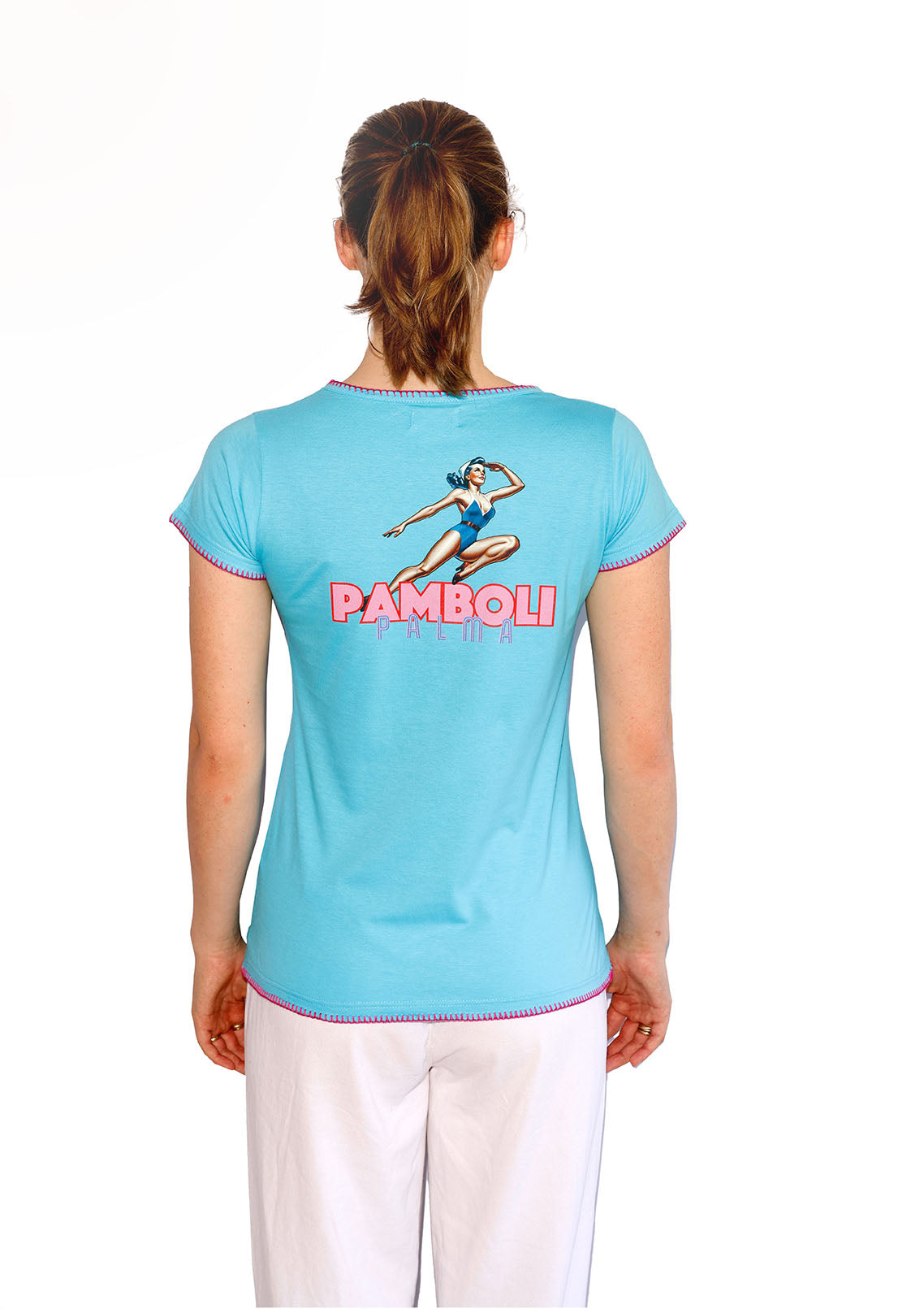 Sky Blue T-Shirt Woman