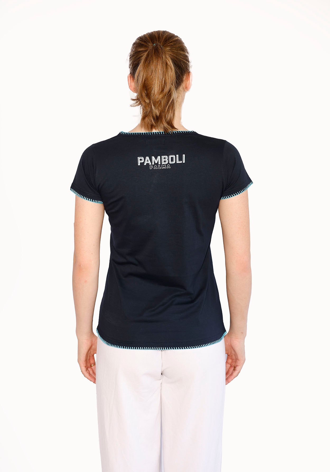 Navy Blue T-Shirt Woman