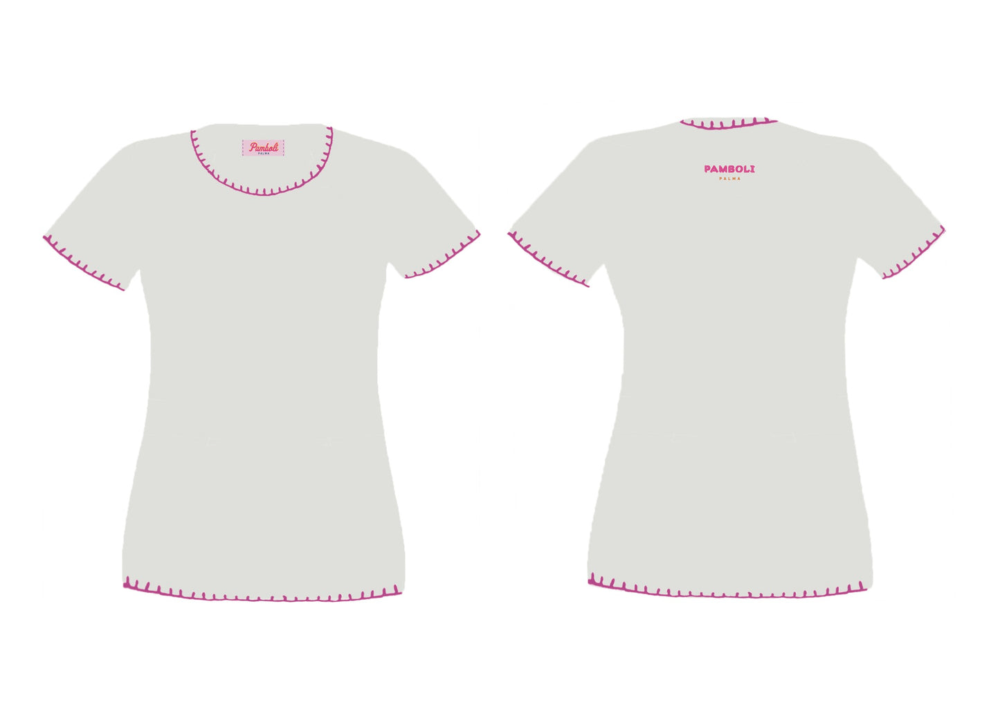 White T-Shirt Woman