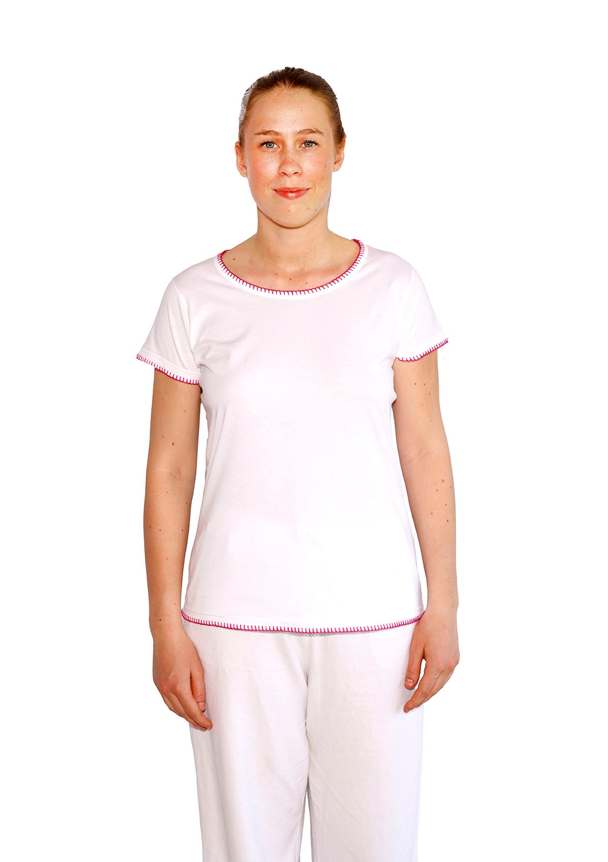 White T-Shirt Woman