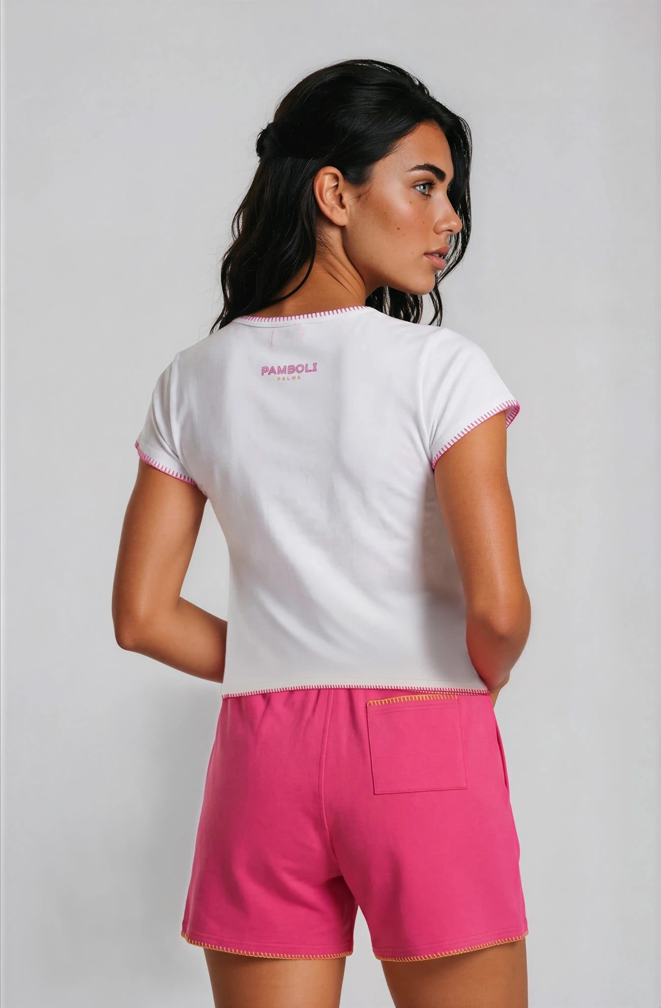 White T-Shirt Woman