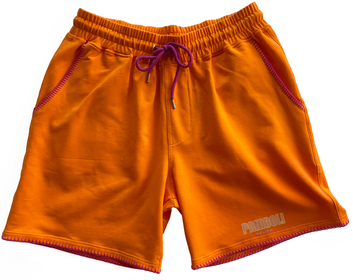 Orange Sweat-Shorts Man