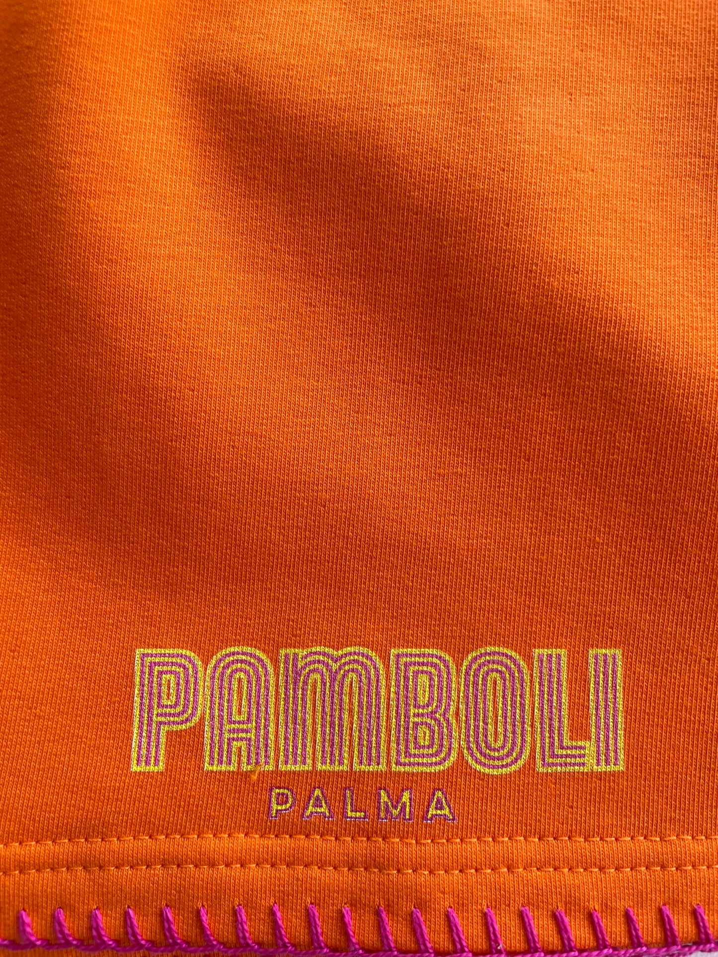 Orange Sweat-Shorts Man