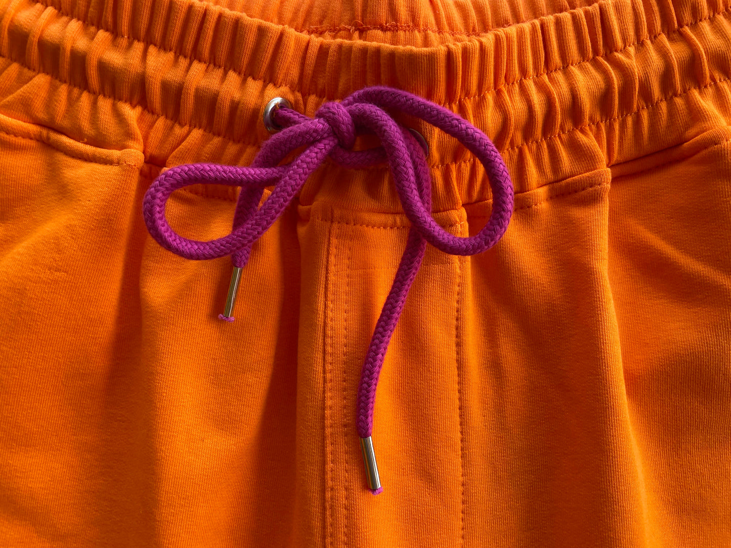 Orange Sweat-Shorts Man