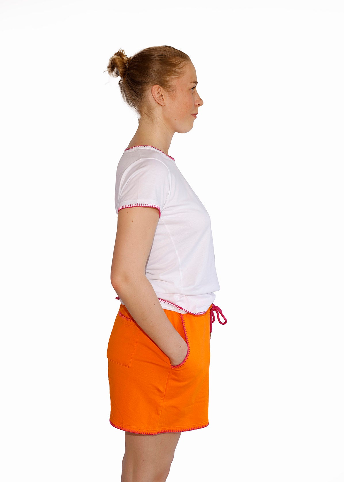 Orange Sweat-Shorts (Woman)