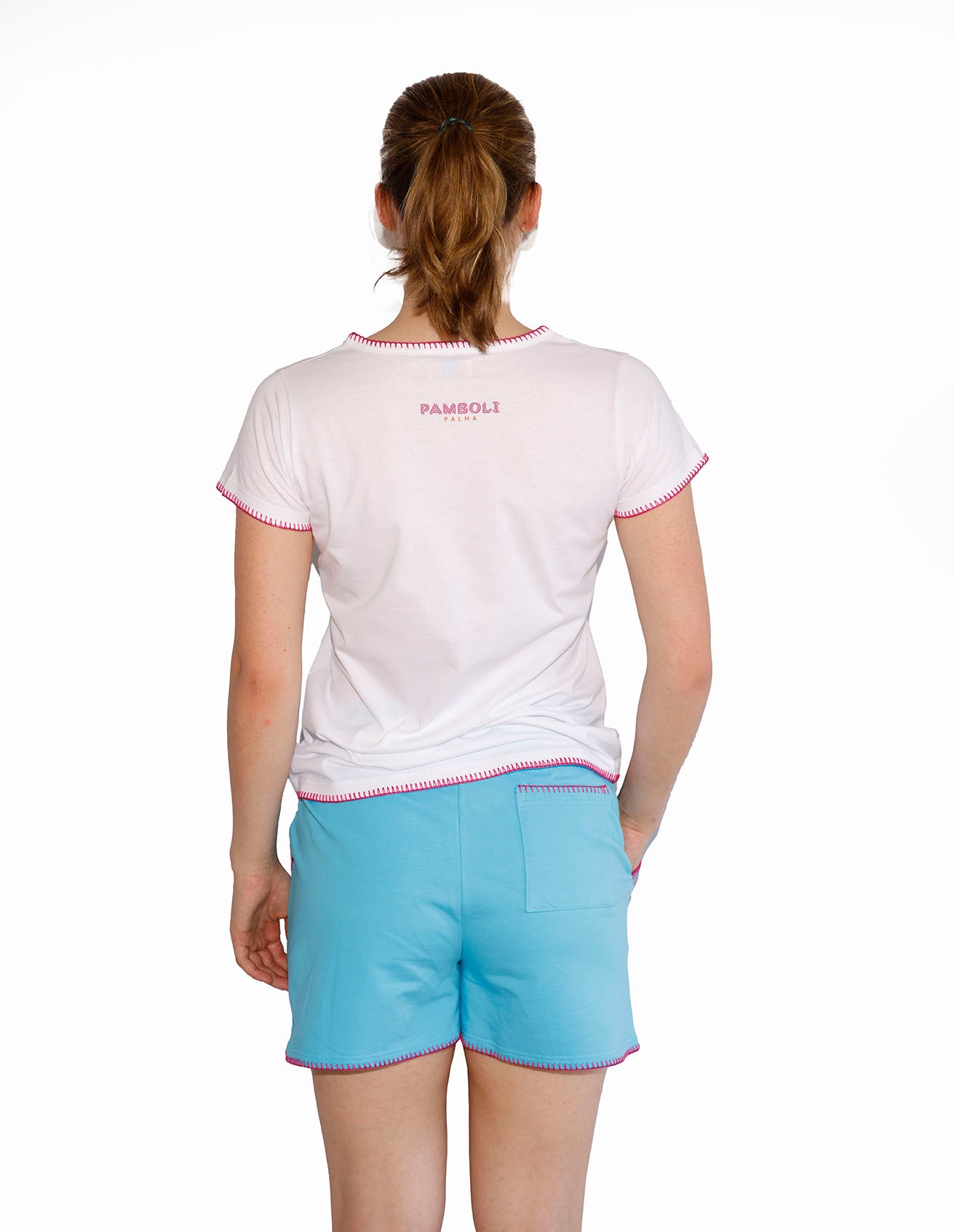 Sky-Blue Sweat-Shorts (Woman)
