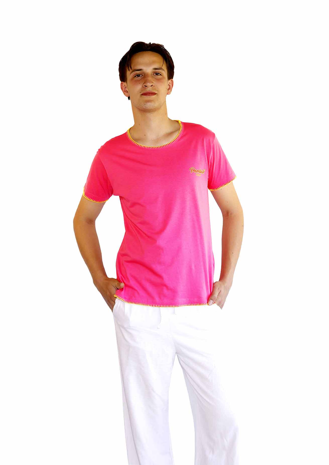 Pink T-Shirt Man