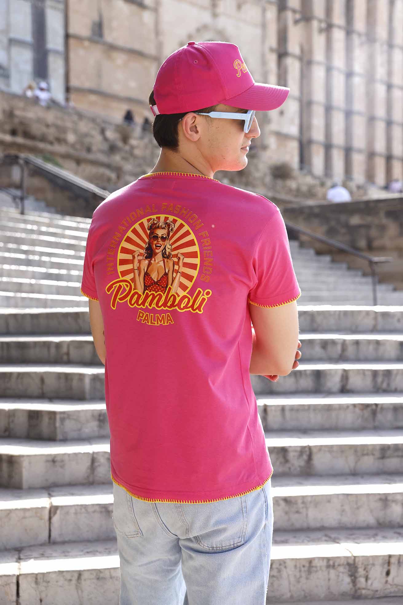 Pink T-Shirt Man