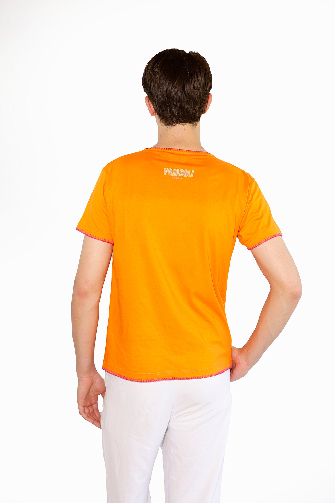Orange T-Shirt Man