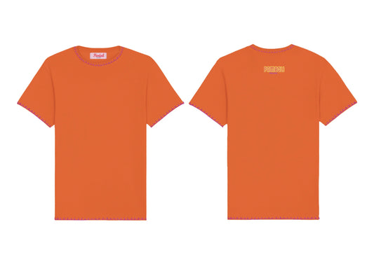 Orange T-Shirt Man
