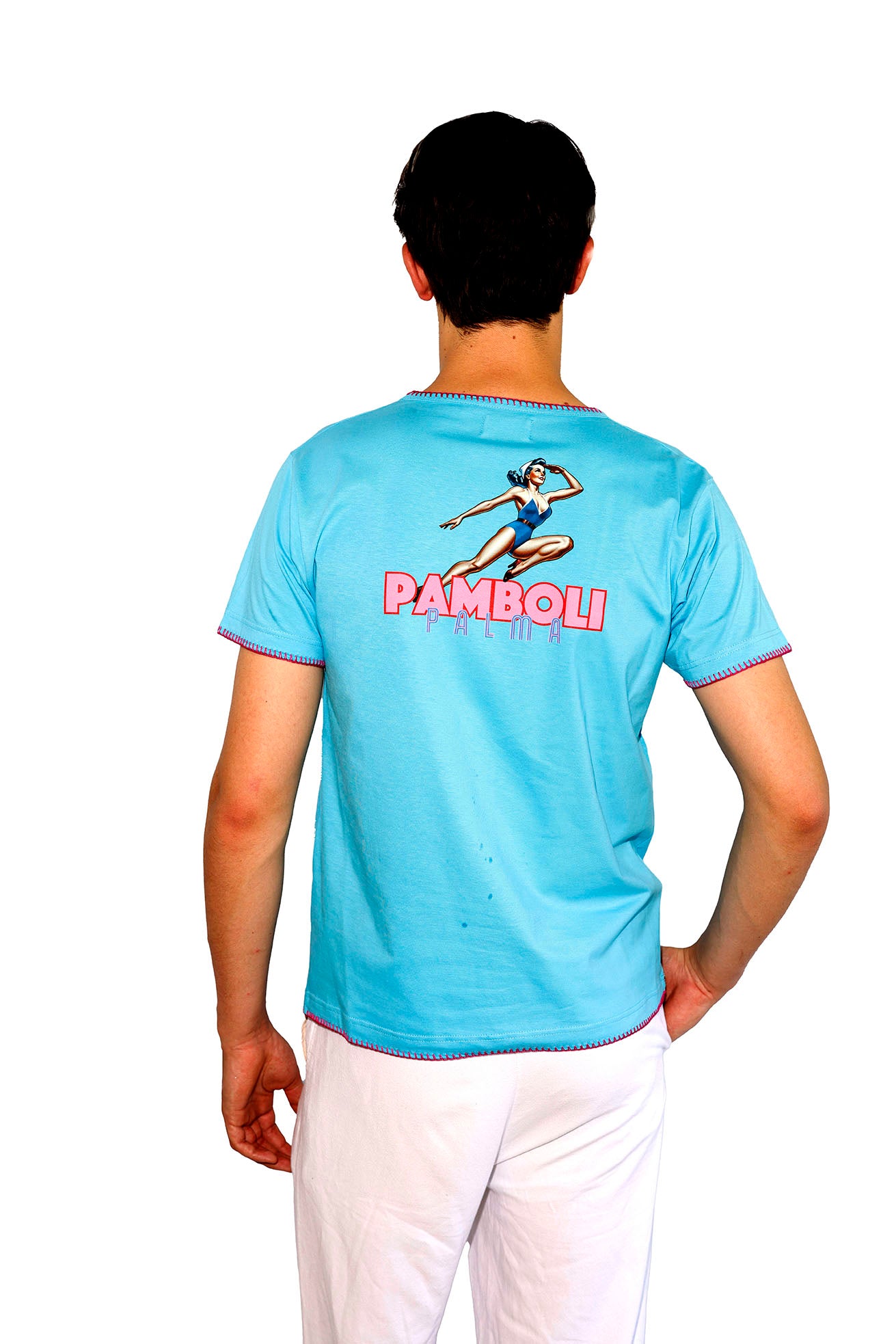 Blaues T-Shirt