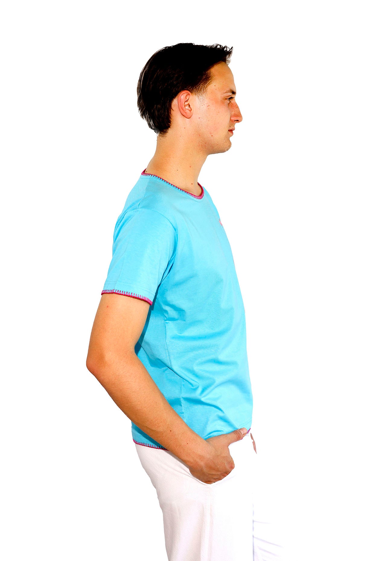 Blaues T-Shirt