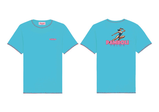 Blaues T-Shirt