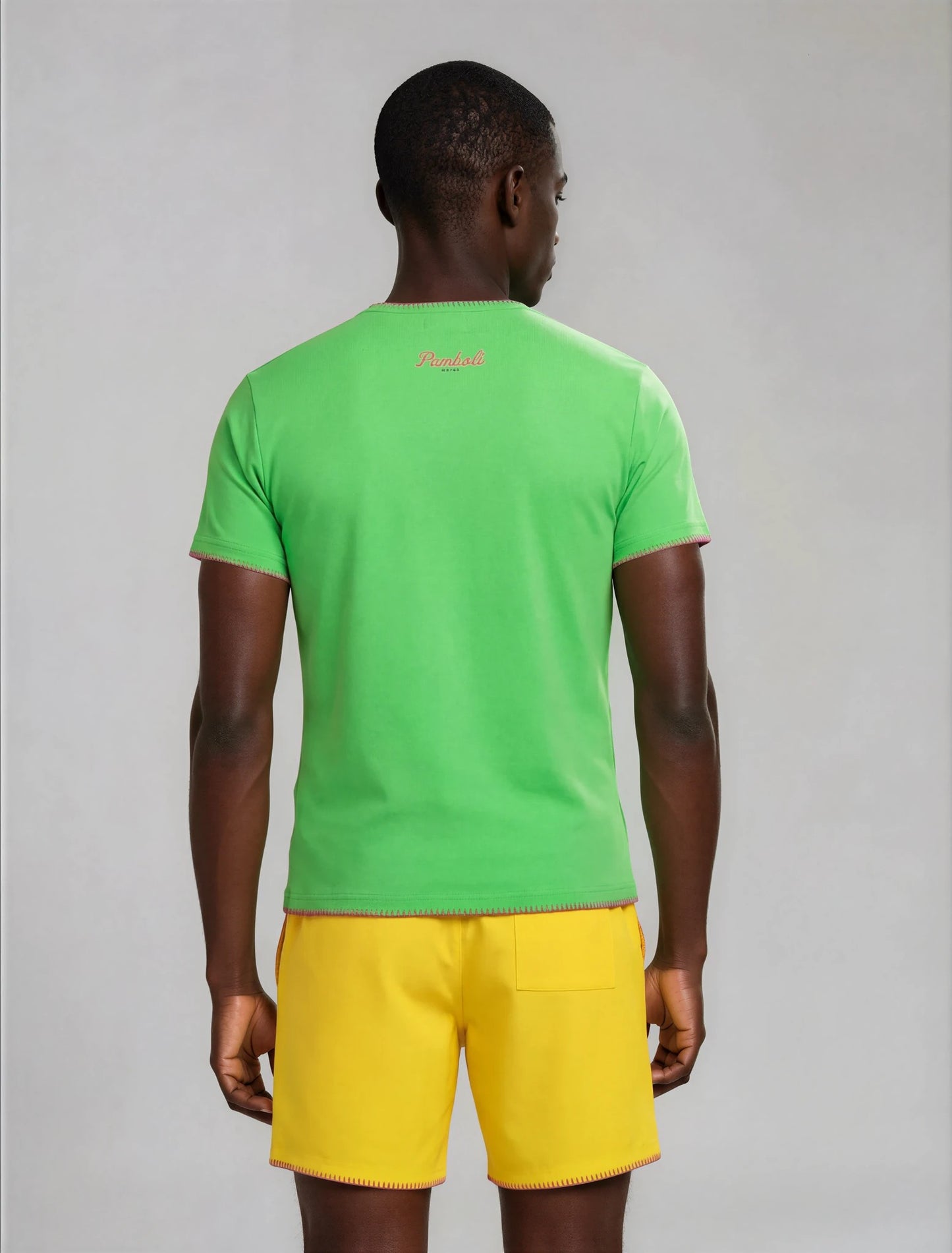 Green T-Shirt Man