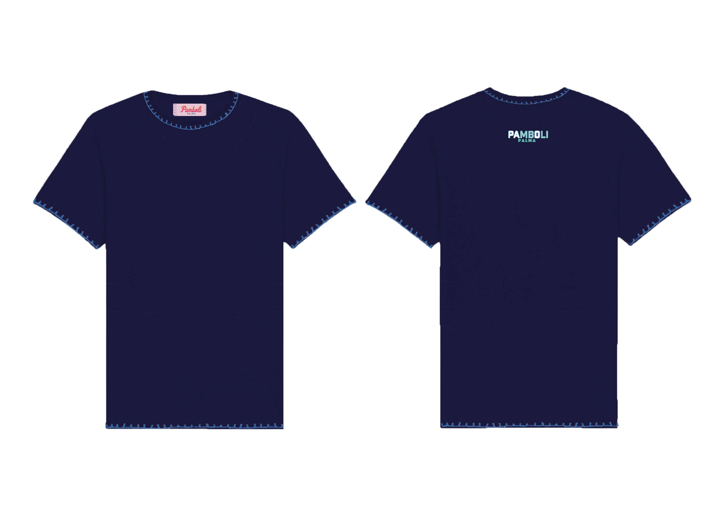 Marineblaues T-Shirt