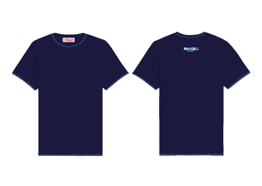 Marineblaues T-Shirt