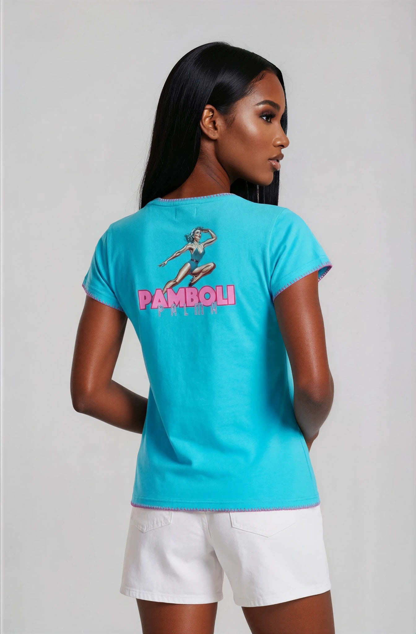 Sky Blue T-Shirt Woman