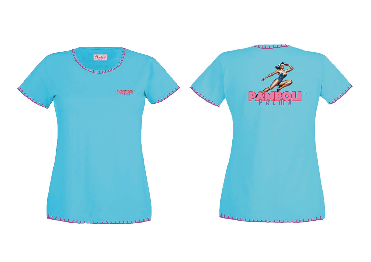 Sky Blue T-Shirt Woman