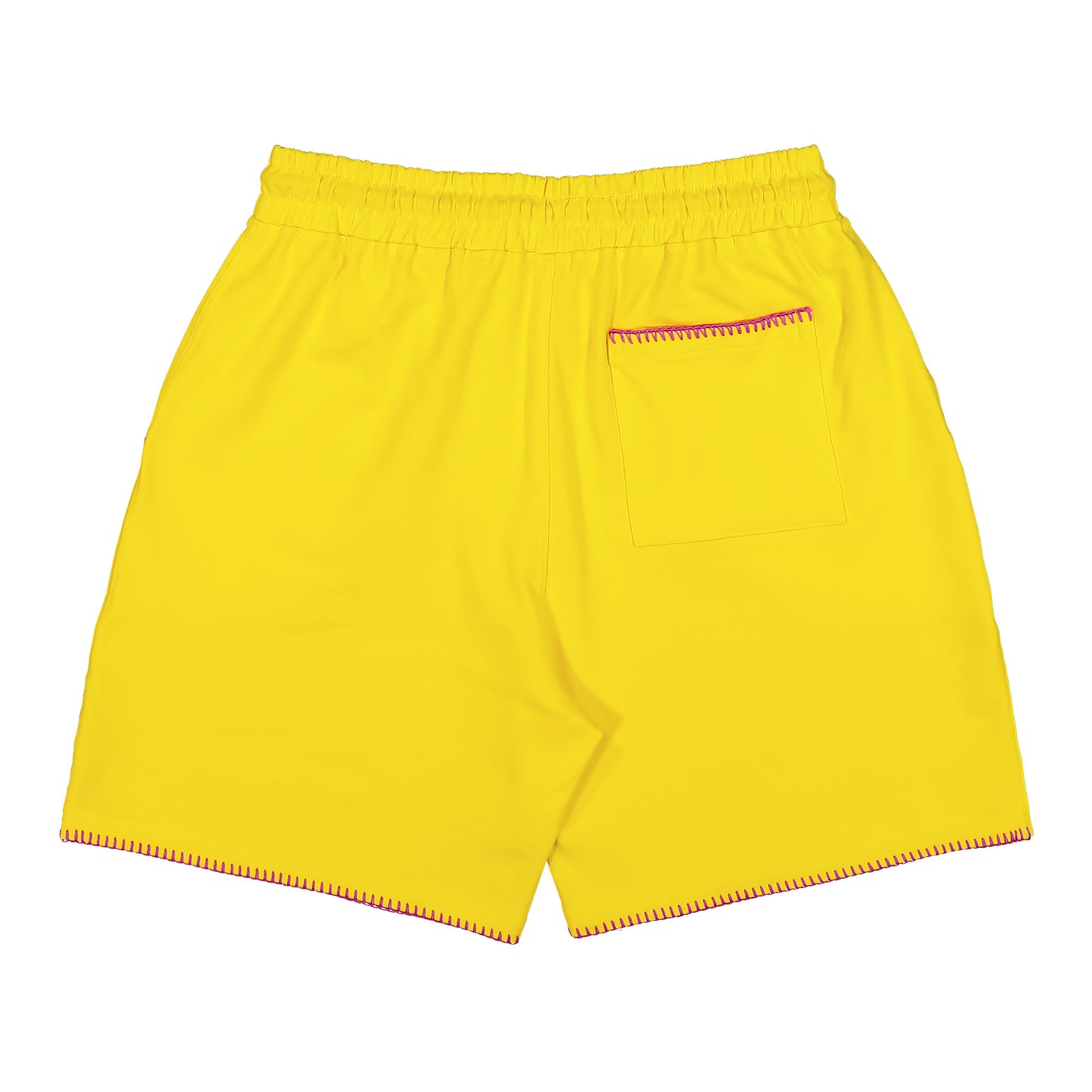 Yellow Sweat-Shorts Man
