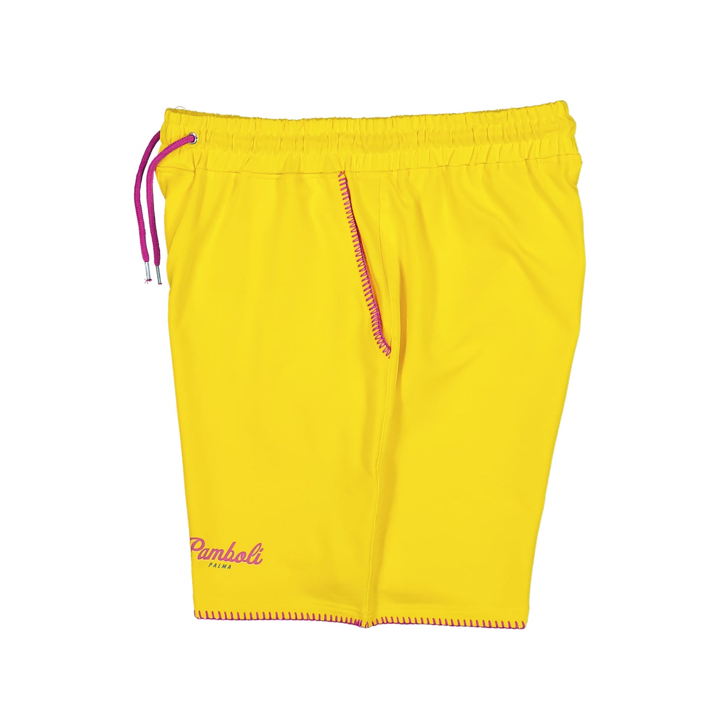 Yellow Sweat-Shorts Man