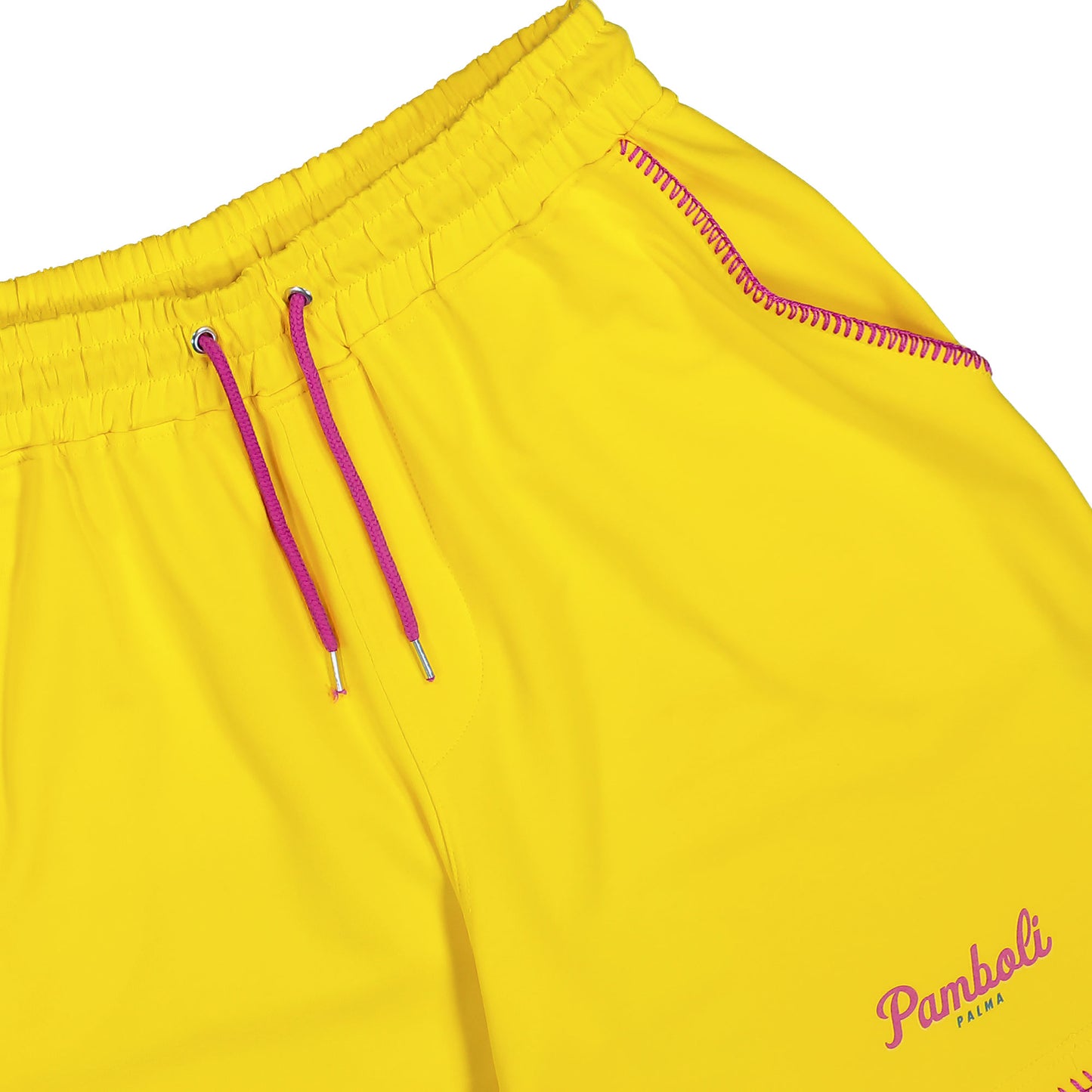 Yellow Sweat-Shorts Man