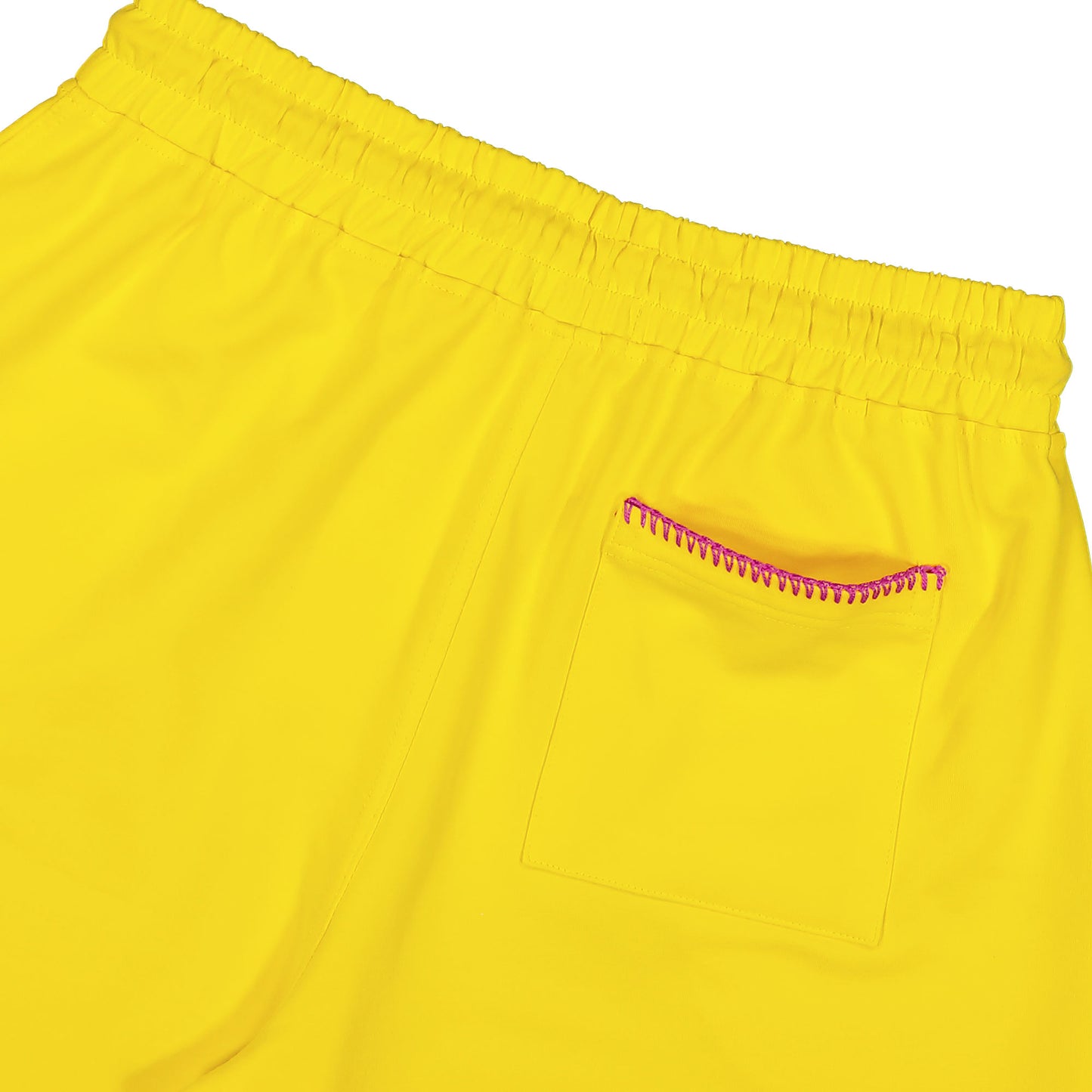 Yellow Sweat-Shorts Man