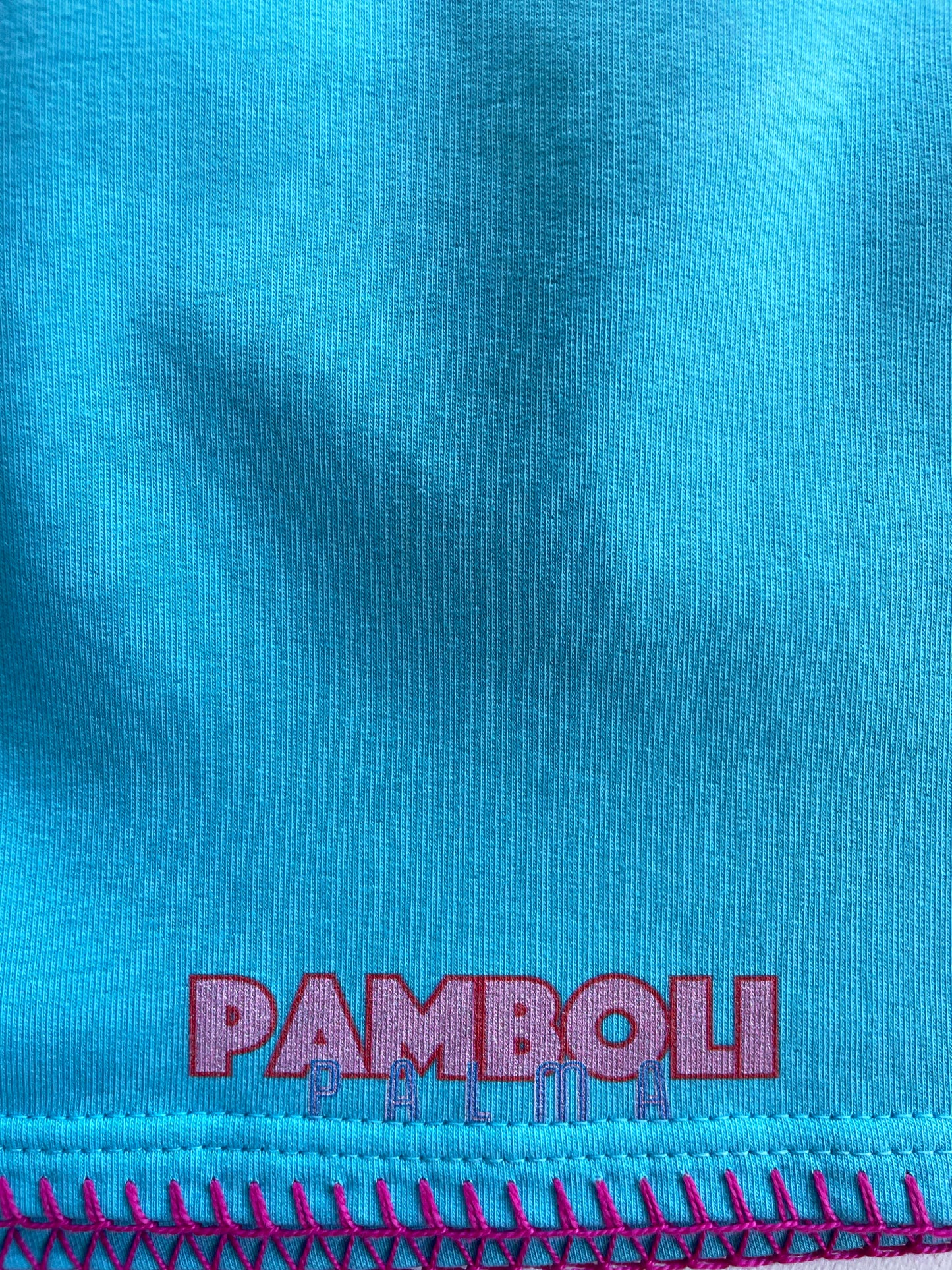 Himmelblaue Sweat-Shorts Mann
