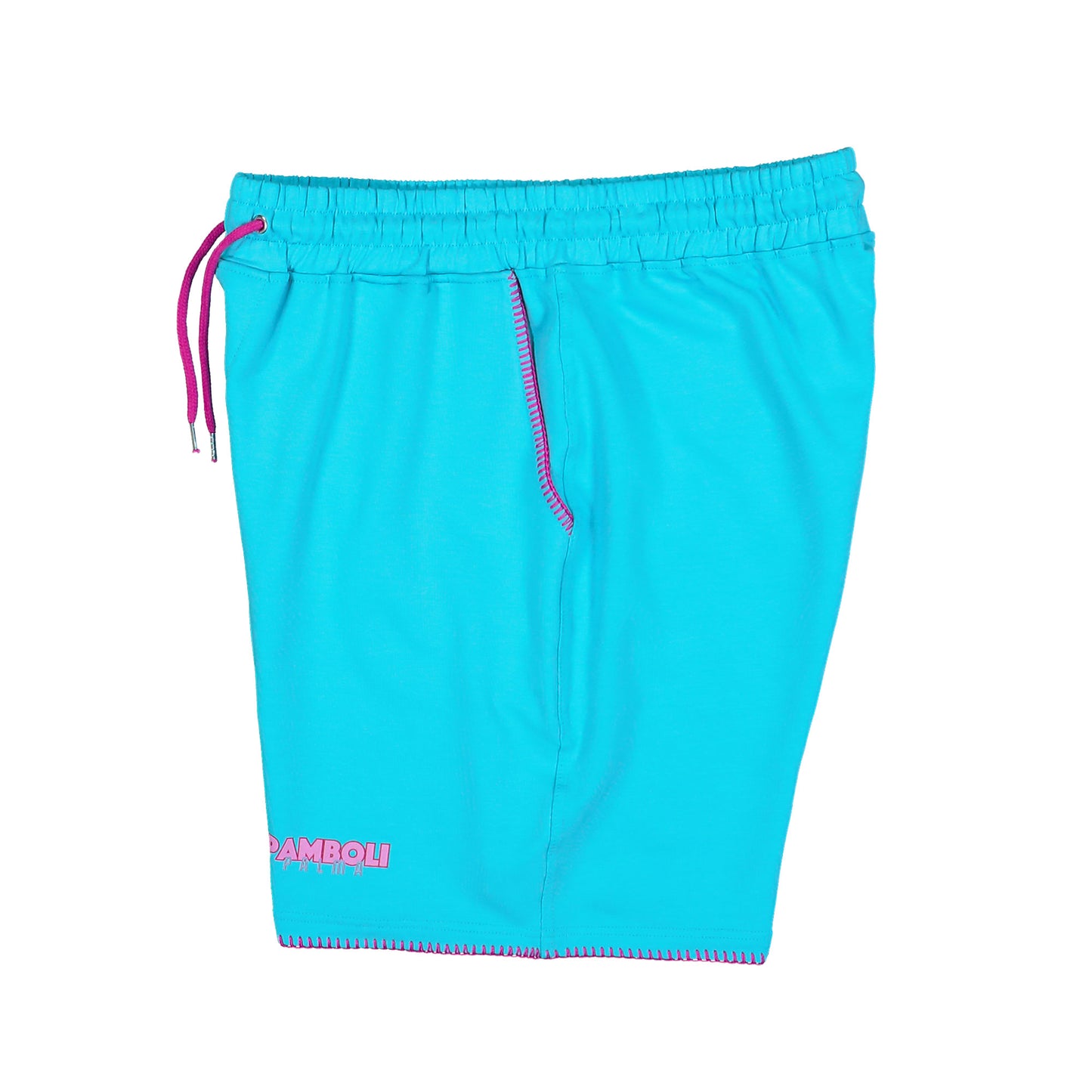 Sky-Blue Sweat-Shorts Man