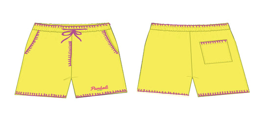 Yellow Sweat-Shorts (Woman)