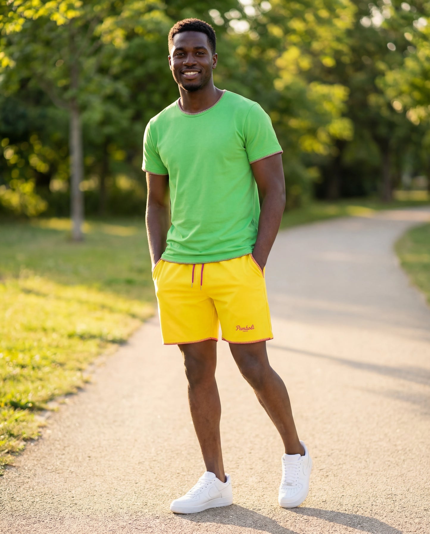 Green T-Shirt Man